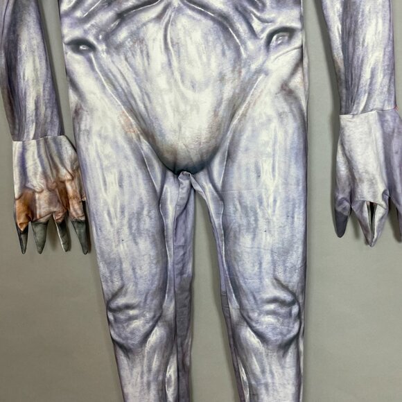 Skeleton Monster Halloween Costume‎ Child Boy Mask Full Bodysuit Size Medium Zip - Picture 11 of 13